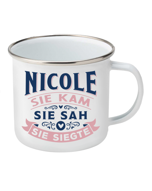 Top-Lady Emaille-Becher Nicole