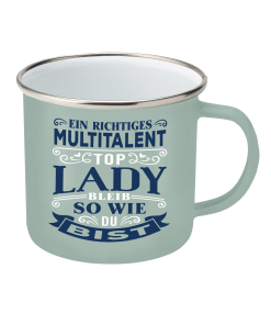 Top-Lady Emaille-Becher Top Lady (Multitale