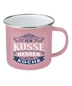 Top-Lady Emaille-Becher Top Lady (Ich küsse