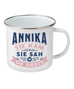 Top-Lady Emaille-Becher Annika