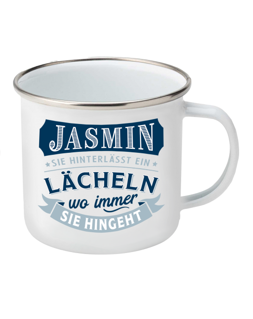 Top-Lady Emaille-Becher Jasmin