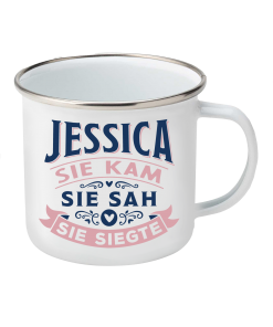 Top-Lady Emaille-Becher Jessica