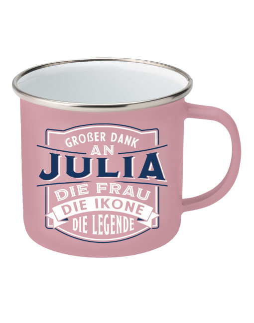 Top-Lady Emaille-Becher Julia