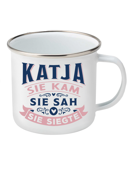 Top-Lady Emaille-Becher Katja