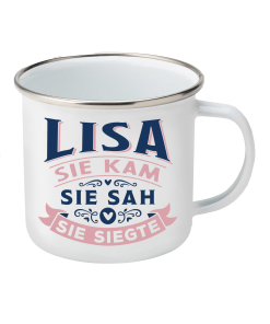 Top-Lady Emaille-Becher Lisa
