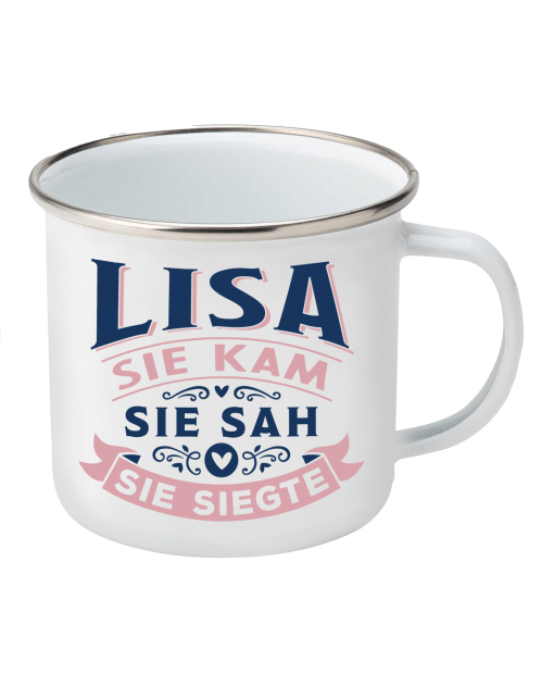 Top-Lady Emaille-Becher Lisa
