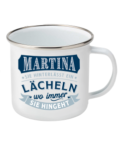 Top-Lady Emaille-Becher Martina