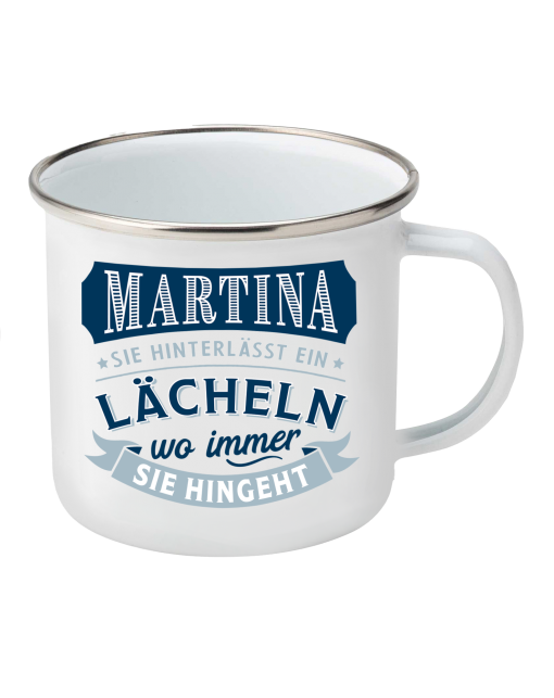 Top-Lady Emaille-Becher Martina