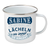 Top-Lady Emaille-Becher Sabine