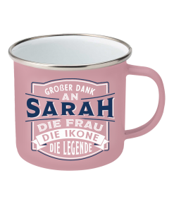 Top-Lady Emaille-Becher Sarah