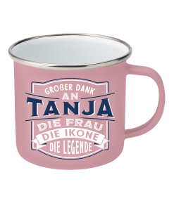 Top-Lady Emaille-Becher Tanja