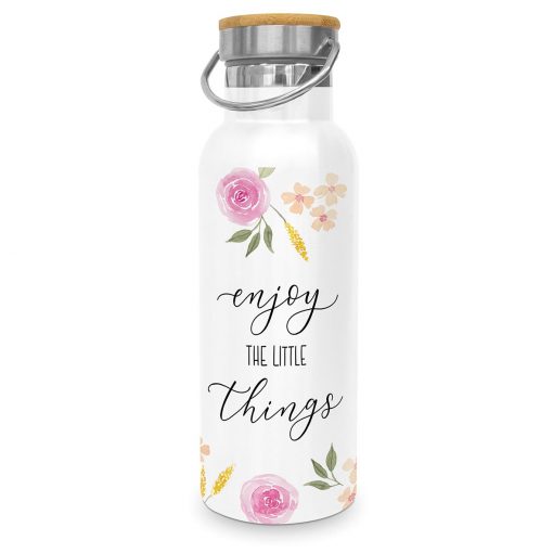 ppd Edelstahl-Thermosflasche "Enjoy the little things"