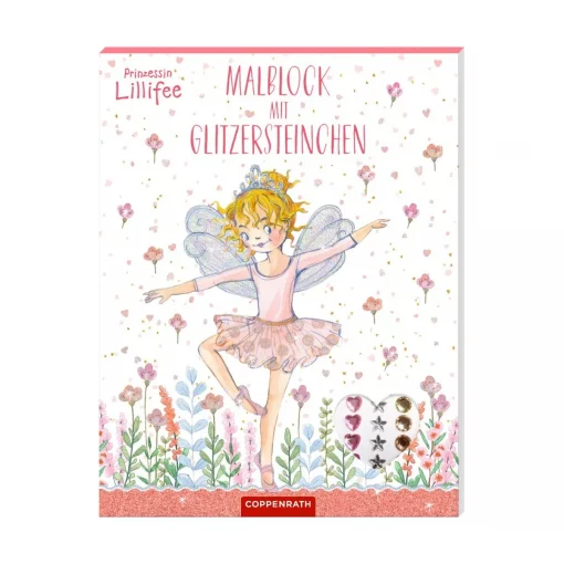 Prinzessin Lillifee - Malblock mit Glitzersteinen
