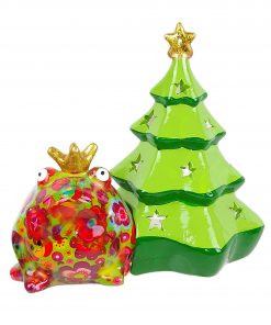 Teelichthalter Weihnachtsbaum und Freddy - Green