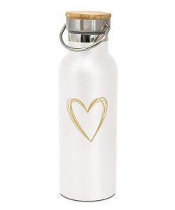 ppd Edelstahl-Thermosflasche “Pure Heart gold”