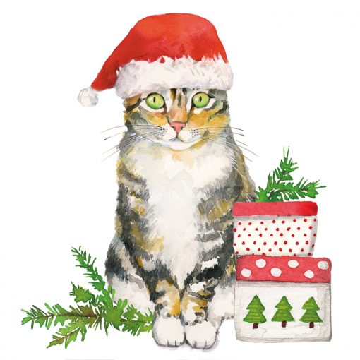 Servietten "Christmas Kitty" by ppd