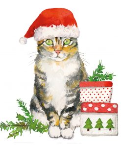 ppd Servietten "Christmas Kitty"