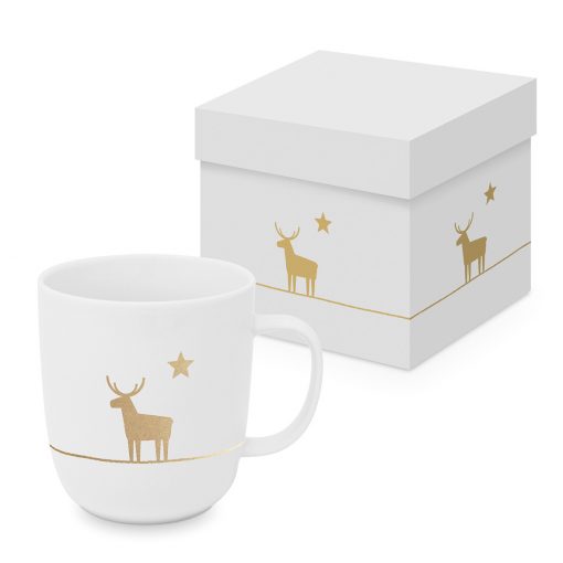 ppd Tasse "Pure Gold Deer" in Geschenkbox