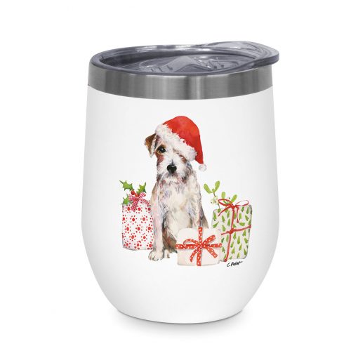 Edelstahl-Thermo-Becher "Christmas Pup" ppd