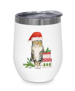 ppd Edelstahl-Thermobecher "Christmas Kitty"
