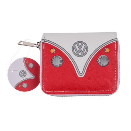 Geldbörse mit Reißverschluss - VW Rot