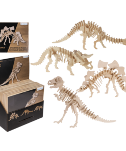 Naturholz-3D-Puzzle Dinosaurierskelett