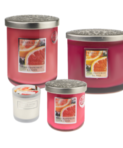 Heart&Home - Durftkerze "Pink Grapefruit & Cassis