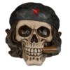 Totenkopf-Spardose Freiheitskämpfer mit Zigarre