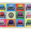 VW Käfer Blechschild - Multicolor, Front
