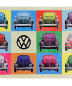 VW Käfer Blechschild - Multicolor, Front