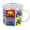 VW Käfer Emaille Tasse - Multicolor