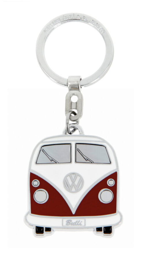 VW T1 Bulli Schlüsselanhänger in Geschenkdose in rot