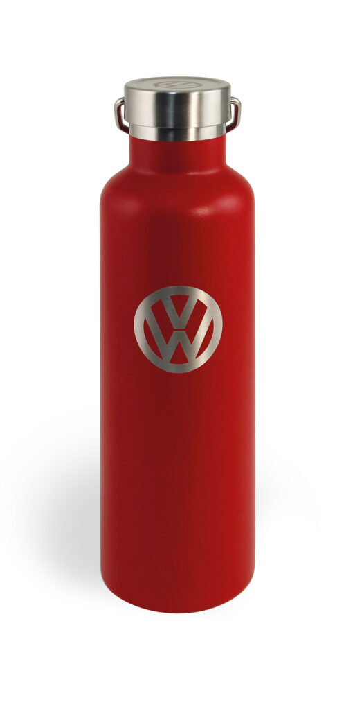 VW Edelstahl Thermoflasche in rot