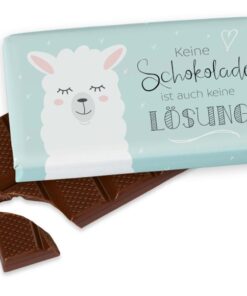 Geschenk für Dich - Schokolade "Keine Lösung" 40gr.