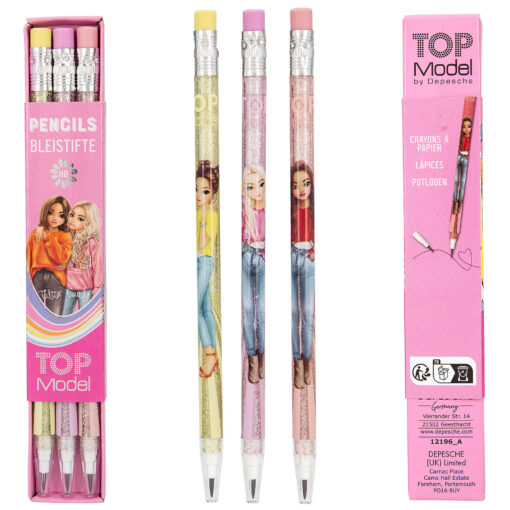 TOPModel Push Pencils, in rosa Verpackung