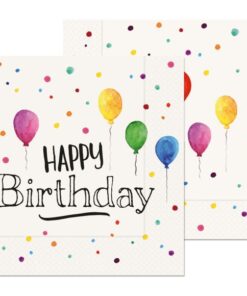LaVida Servietten "Happy Birthday" - Geburtstag