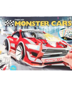 Monster Cars Pocket Malbuch