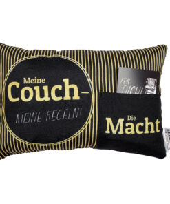 HERGO Sofahelden-Kissen "Meine Couch - Meine Regeln!" mit Karte