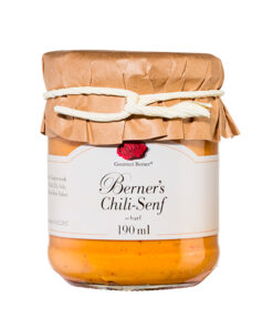 Gourmet Berner® Chili-Senf im 190ml Glas