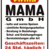Blechschild "Firma Mama GmbH" von RAHMENLOS®