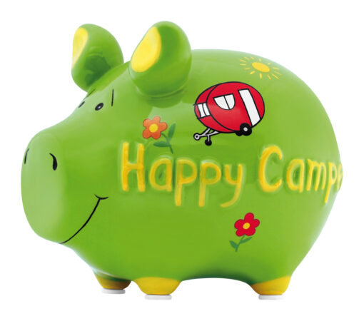 KCG Sparschwein "Happy Camper"