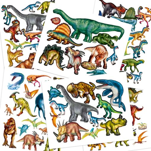 Dino World mit Puffy Stickern