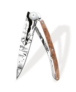 Deejo 37g - Taschenmesser mit Wacholderholzgriff - Klettern