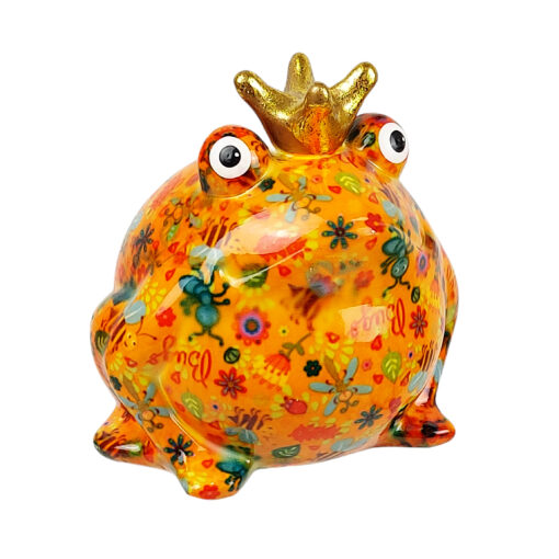Pomme-Pidou Spardose "Frosch Freddy" Little Bugs, Orange