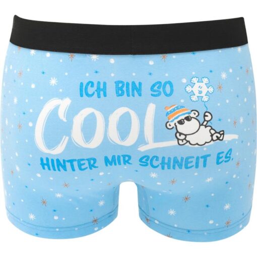 Sheepworld Winter Boxershorts "Ich bin so COOL..."