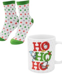 Sheepworld Tasse-Socken-Set "Ho Ho Ho"