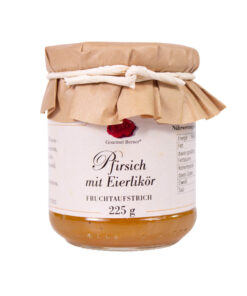 Gourmet Berner® Fruchtaufstrich - Pfirsich mit Eierlikör