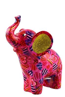 Pomme-Pidou Spardose Elefant Darcy "Sweets", Pink