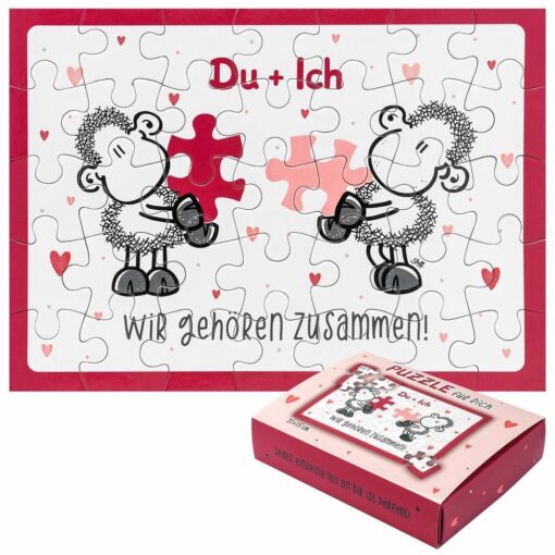 Sheepworld Puzzle "Du + Ich"