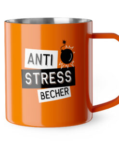 Thermobecher "Anti Stress" - Geschenk für Dich - Manntastisch
